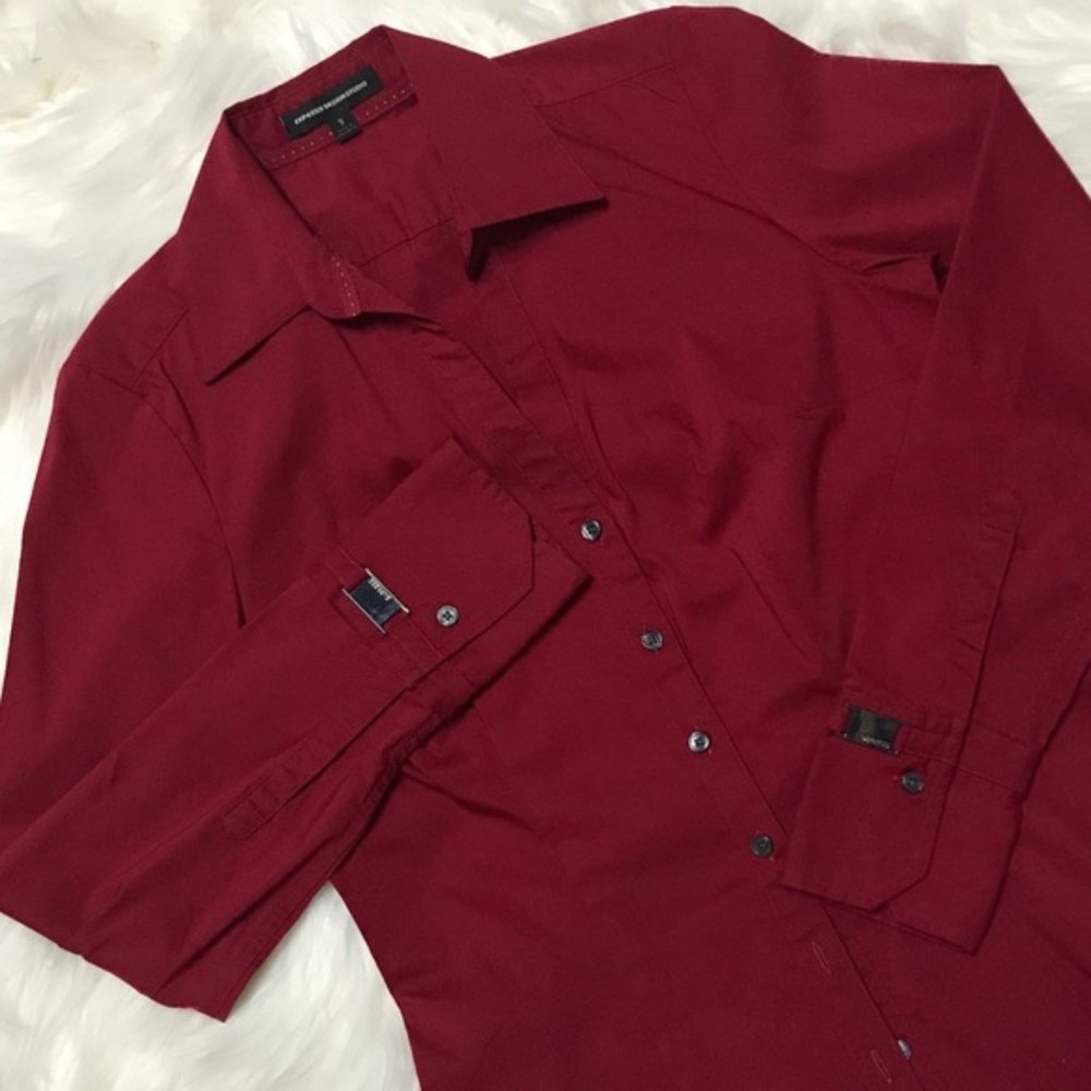 Express Shirt in Dark Red